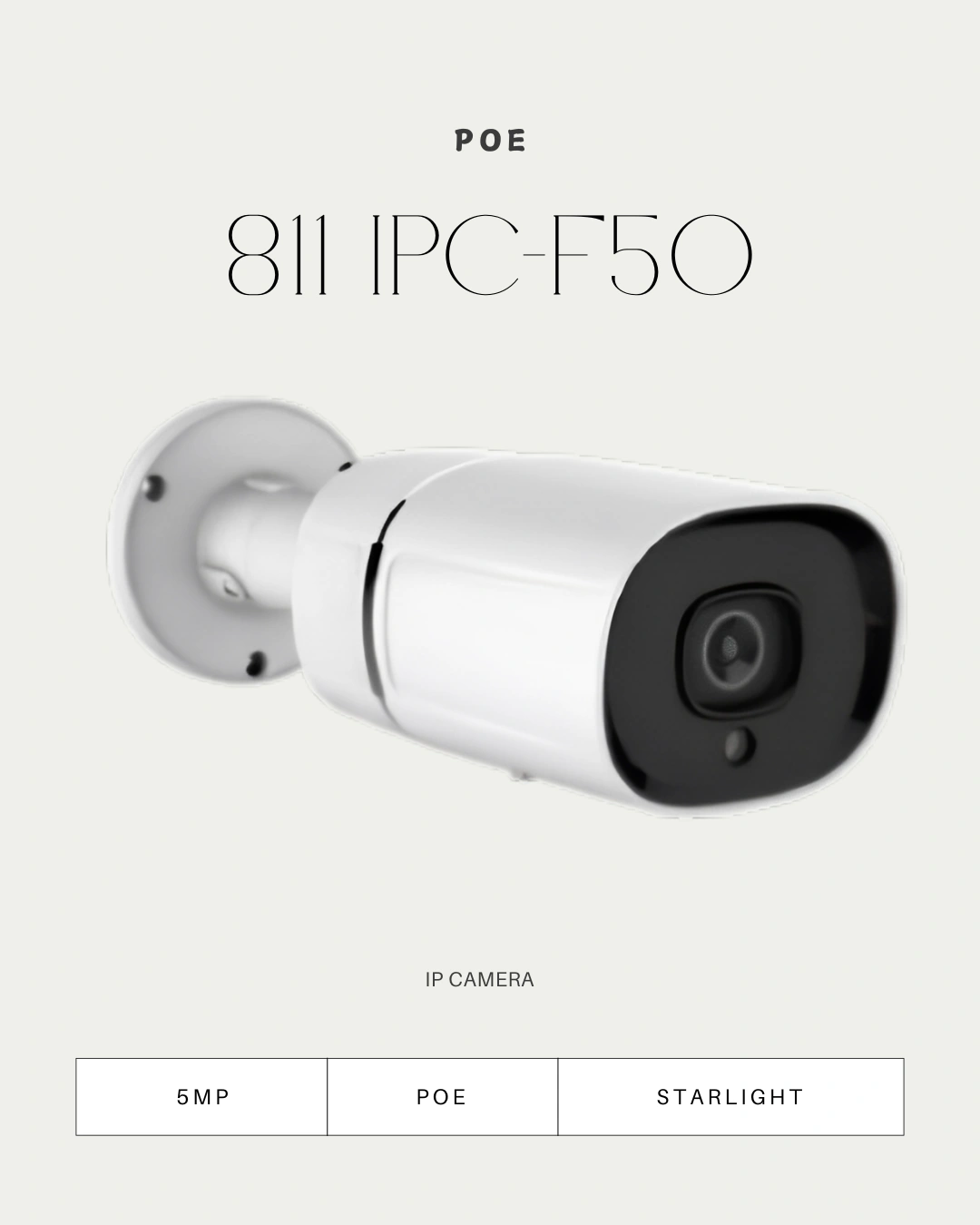 دوربین IP DiR811 IPC-F50 با کیفیت 5MP و قابلیت PoE