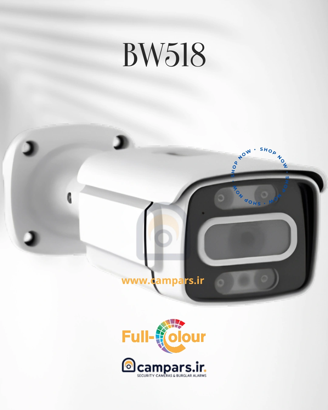 دوربین مداربسته بولت DiR916 BW518 کیس فلزی 2 مگاپیکسل
